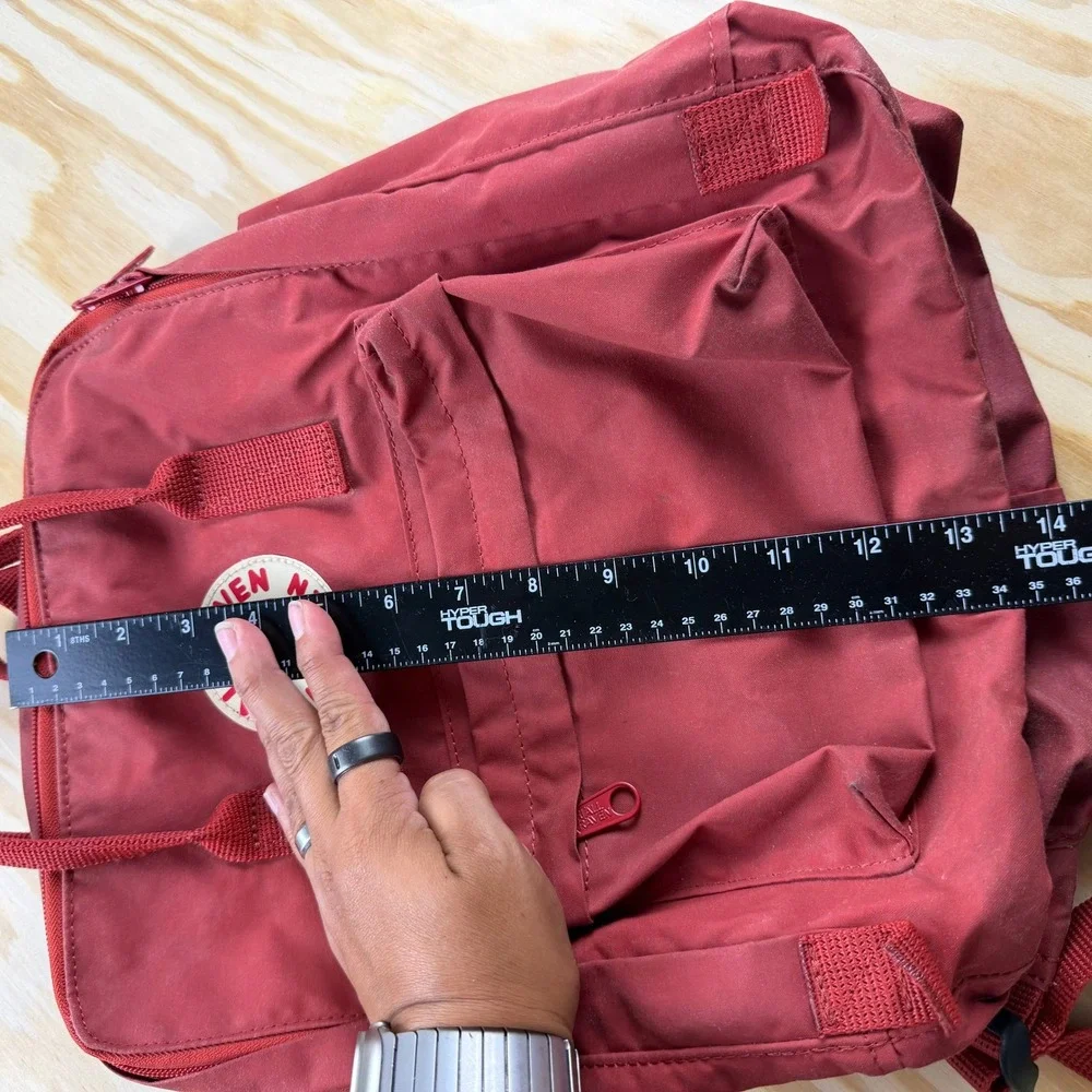 Fjallraven Kanken Backpack Ox Red Classic Vinylon F School Travel Bag
